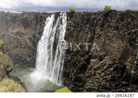 The Victoria falls in Zambia The Victoria falls in Zambia 26616287