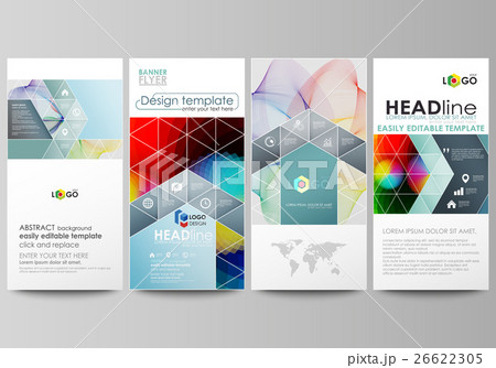 Flyers set, modern banners. Business templates 26622305