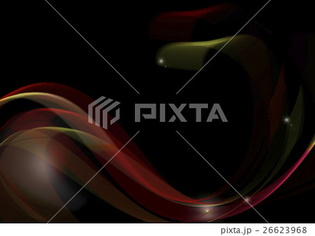 Black background with falling red, yellow waves Black background with falling red, yellow waves 26623968