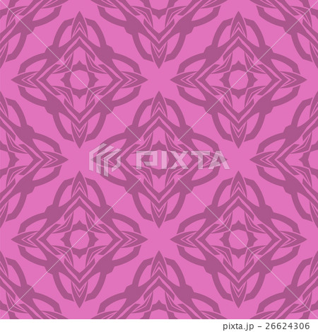 Pink Ornamental Seamless Line Pattern Pink Ornamental Seamless Line Pattern 26624306