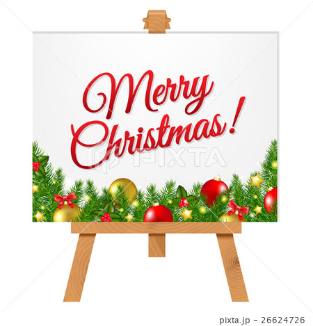 Banner With Christmas Border 26624726