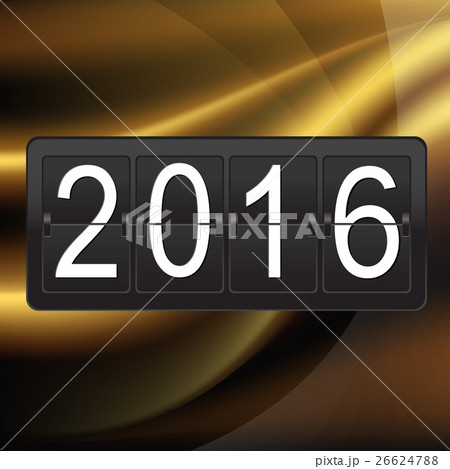 New Years Postcard With Counter New Years Postcard With Counter 26624788