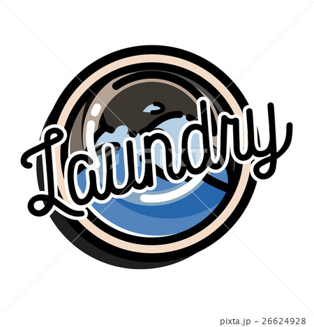 Color vintage laundry emblem Color vintage laundry emblem 26624928
