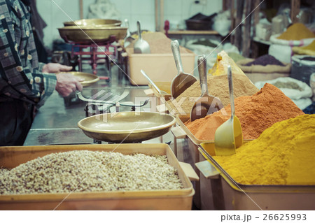 Colorful spices on the bazaar. Iran. Isfahan. Colorful spices on the bazaar. Iran. Isfahan. 26625993