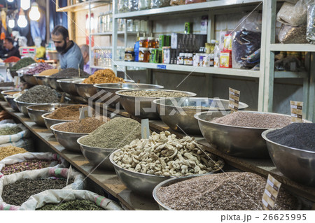 Inside spice market at Isfahan Grand Bazaar Inside spice market at Isfahan Grand Bazaar 26625995