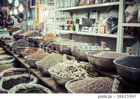 Inside spice market at Isfahan Grand Bazaar 26625997