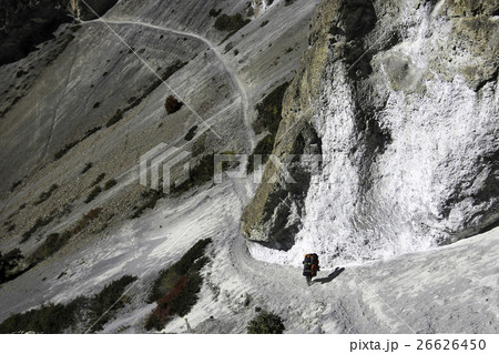 Landslide, way to Tilicho Lake, Annapurna Circuit 26626450