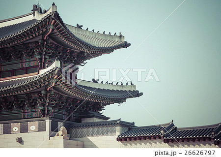 Details of  Gyeongbokgung  Palace. 26626797