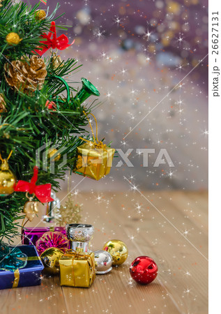Christmas decorations with snow Christmas decorations with snow 26627131