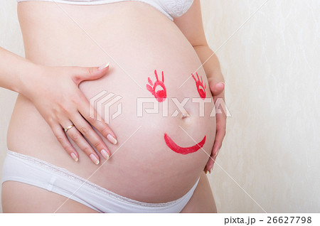 Belly of the expectant mother Belly of the expectant mother 26627798