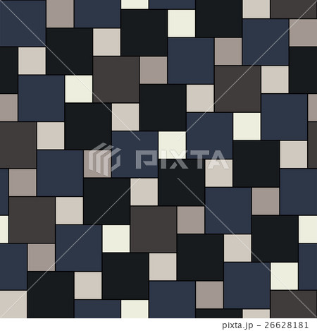 Vector dark tiles seamless pattern 26628181