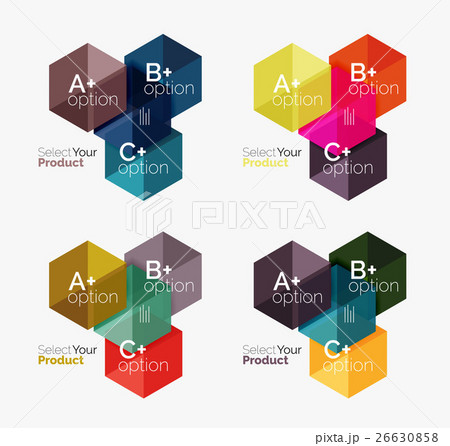 Business geometric layouts with option text Business geometric layouts with option text 26630858