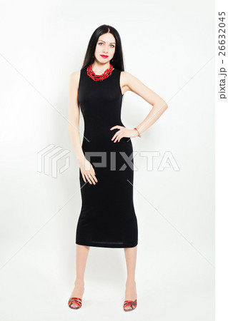 Fit Beautiful Sexy Woman Brunette with Long Hair Fit Beautiful Sexy Woman Brunette with Long Hair 26632045