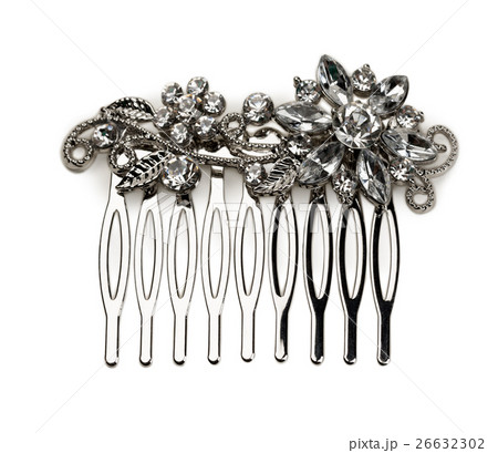 silver hair clip 26632302