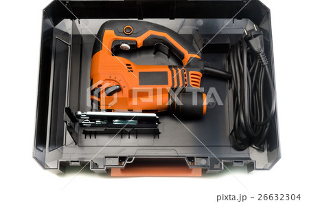 Electric jigsaw in plastic case. 26632304