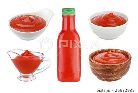 Tomato ketchup isolated on white background. 26632935
