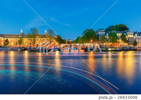 Amsterdam. View of the houses along the canal. Amsterdam. View of the houses along the canal. 26633006