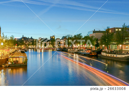 Amsterdam. City Canal at dawn. 26633008