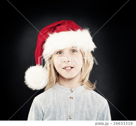 Christmas Child. Happy Little Boy. Studio Portr Christmas Child. Happy Little Boy. Studio Portr 26633319