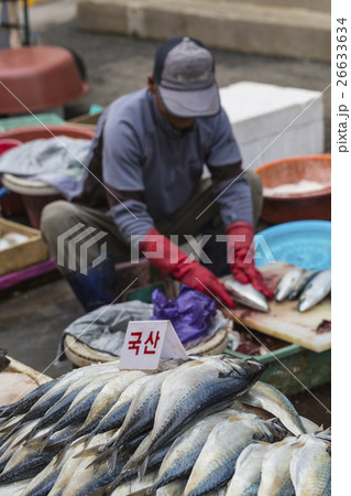 Fresh fish and seafood at Jagalchi Fish market 26633634