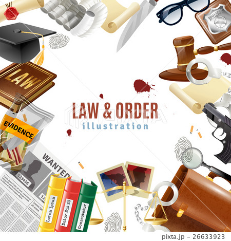 Law And Order Frame Composition Poster  26633923