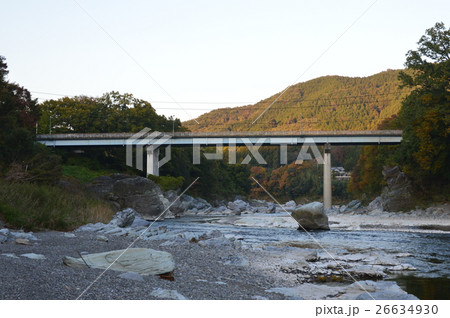 金石水管橋（埼玉県秩父郡長瀞町） 26634930