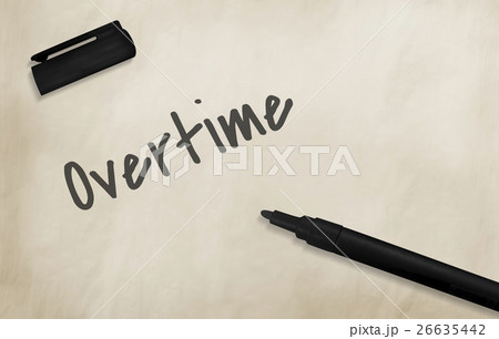 Overtime Find New Job Concept 26635442