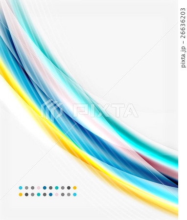 Glossy translucent wave vector template 26636203