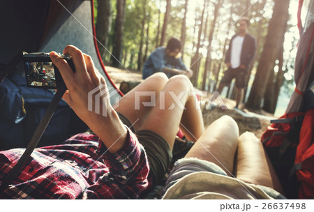 People Friendship Hangout Traveling Destination Camping Concept People Friendship Hangout Traveling Destination Camping Concept 26637498