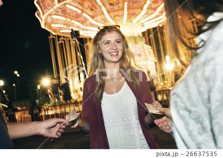 Amusement Carnival Theme Park Funfair Festival Concept Amusement Carnival Theme Park Funfair Festival Concept 26637535