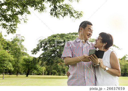 Senior Couple Leisure Outside Concept Senior Couple Leisure Outside Concept 26637659