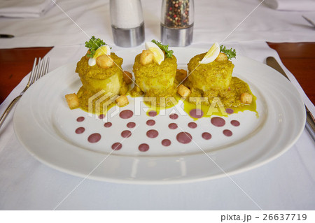 Traditional Peruvian Meal Called Ocopa Arequipena 26637719