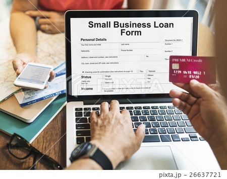 Small Business Loan Form Ownership Concept 26637721