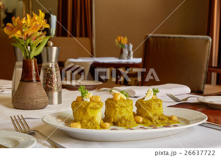 Traditional Peruvian Meal Called Ocopa Arequipena 26637722