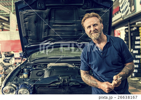 Auto Repair Shop Mechanic Technician Concept 26638167
