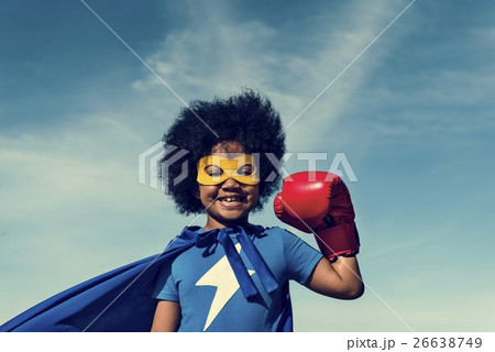 Little Boy Super Hero Concept Little Boy Super Hero Concept 26638749