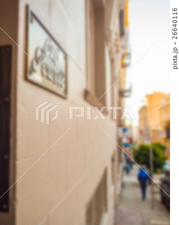Abstract blur of San Francisco street . Abstract blur of San Francisco street . 26640116