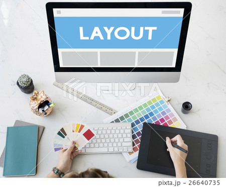 Web Design Template Copy Space Concept Web Design Template Copy Space Concept 26640735