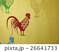 鶏（金背景） 26641733