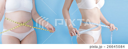 fat woman and slim woman fat woman and slim woman 26645084