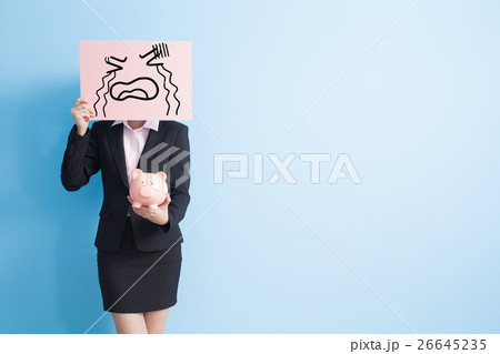 business woman take billboard business woman take billboard 26645235