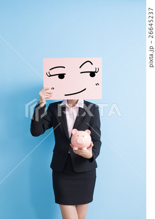 business woman take billboard business woman take billboard 26645237