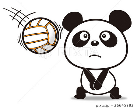 パンダのオリンピック バレーボール のイラスト素材 26645392 Pixta