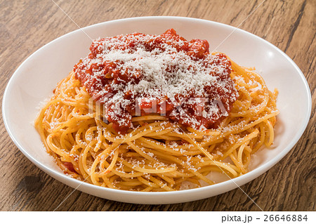 イタリアンパスタ　 アマトリチャーナ　 Spaghetti All'Amatriciana 26646884