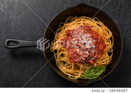 イタリアンパスタ　 アマトリチャーナ　 Spaghetti All'Amatriciana 26646887