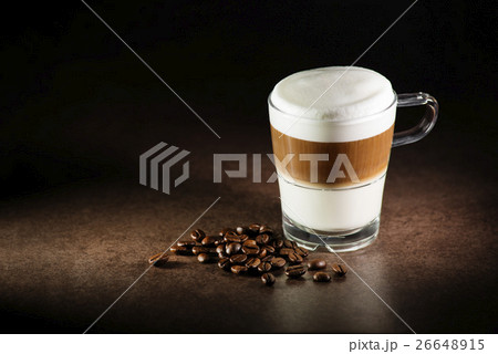 Latte macchiato coffee Latte macchiato coffee 26648915