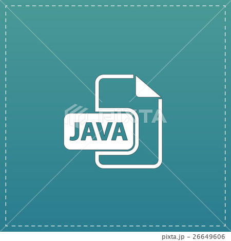 Java development file format flat icon 26649606