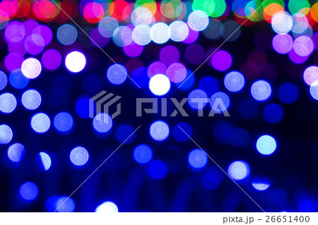 クリスマスイルミネーションのボケ素材  クリスマスイルミネーションのボケ素材  26651400