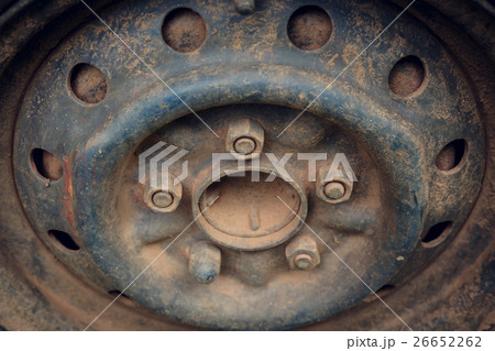 old metal alloy wheel car vehicle old metal alloy wheel car vehicle 26652262