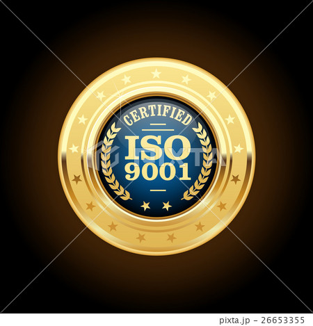 ISO 9001 standard medal - quality management 26653355